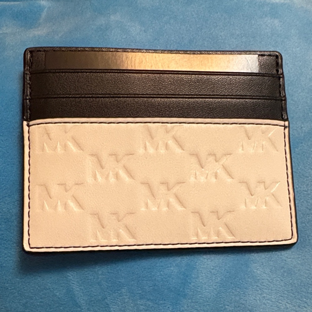 Michael Kors Two-Tone Card Holder